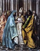 El Greco The Marriage of the Virgin Sweden oil painting artist
